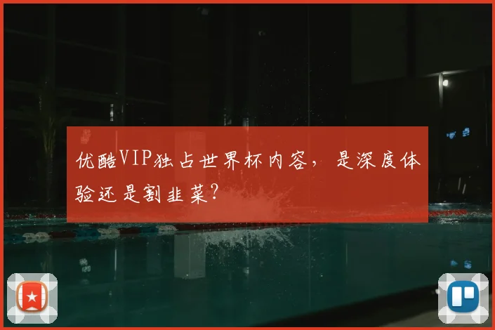 优酷VIP独占世界杯内容，是深度体验还是割韭菜？
